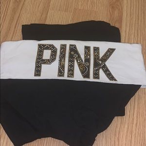 PINK foldover yoga pants